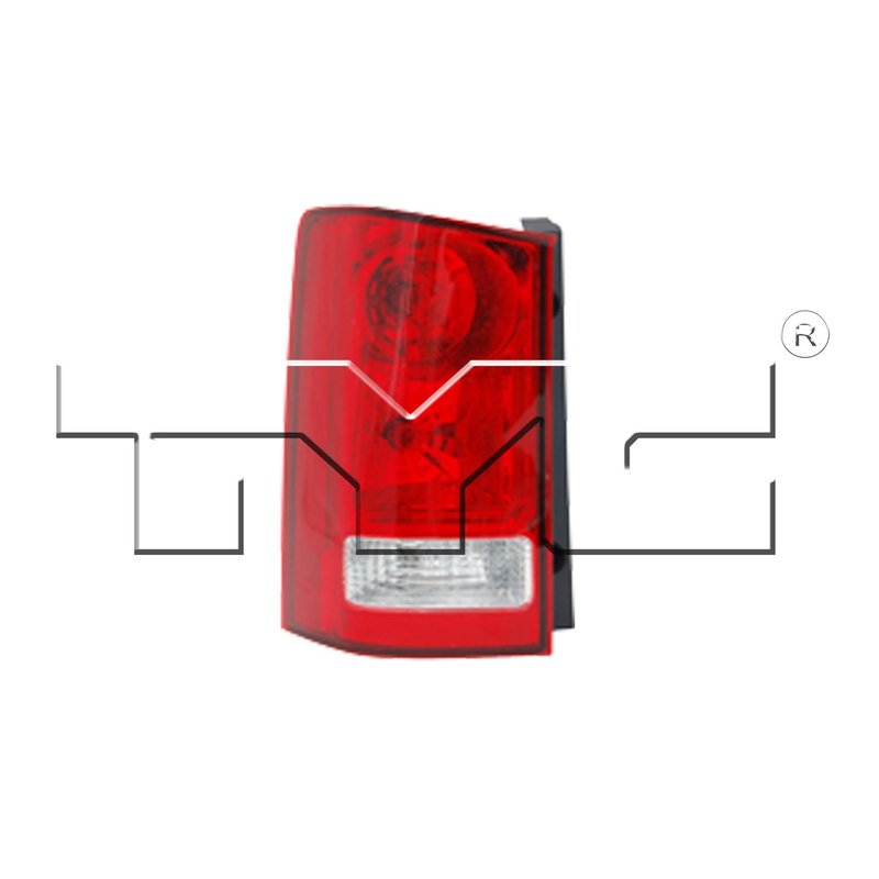 TYC 11-6294-00-9 Tail Light Assembly - Left