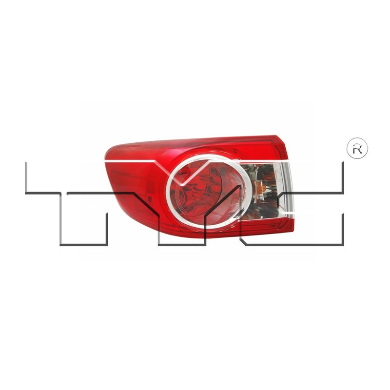 TYC 11-6364-00-9 Tail Light Assembly - Left Outer