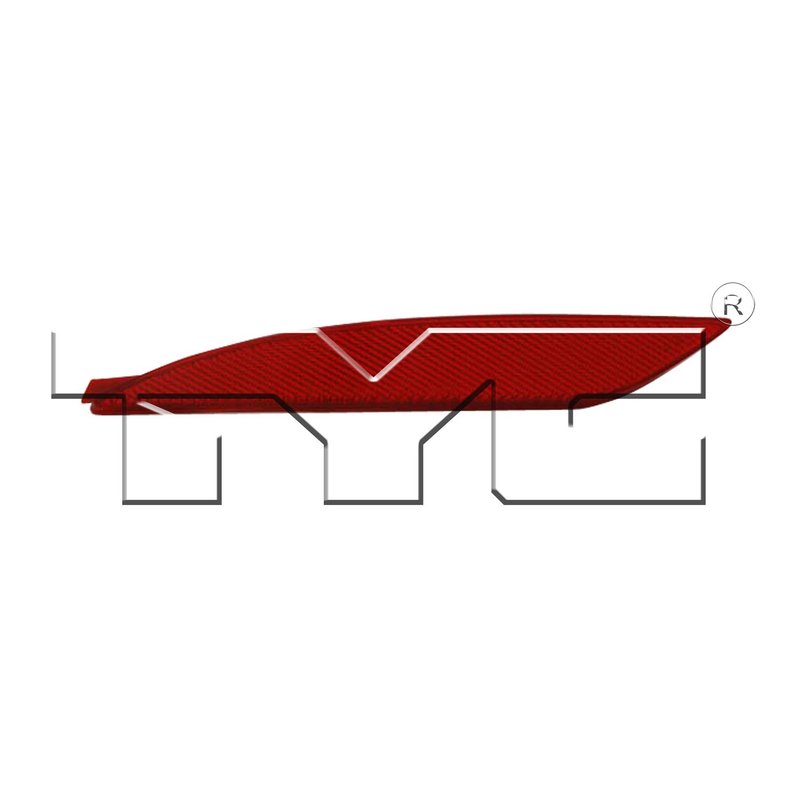 TYC 17-0298-00-9 Reflector Assembly - Rear Left