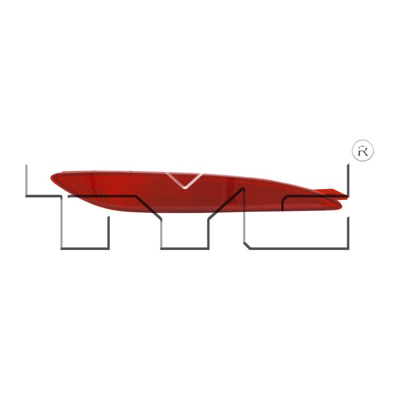 TYC 17-0320-00 Reflector Assembly - Rear Left