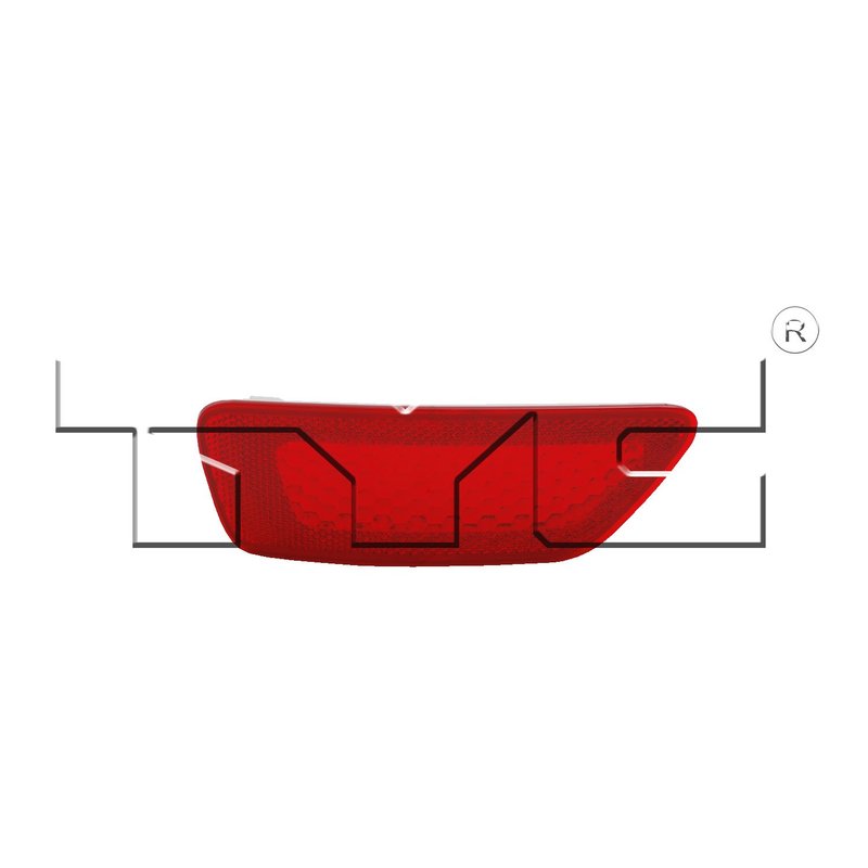 TYC 17-5287-00 Reflector Assembly - Rear Right