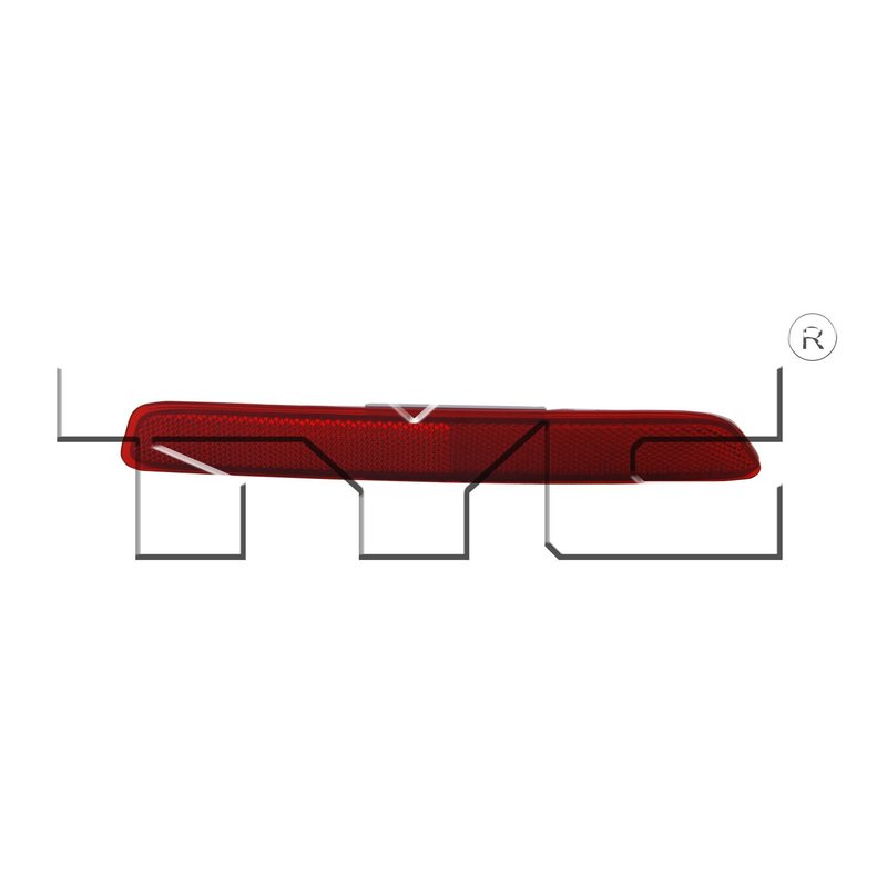 TYC 17-5309-00-9 Reflector Assembly - Rear Right