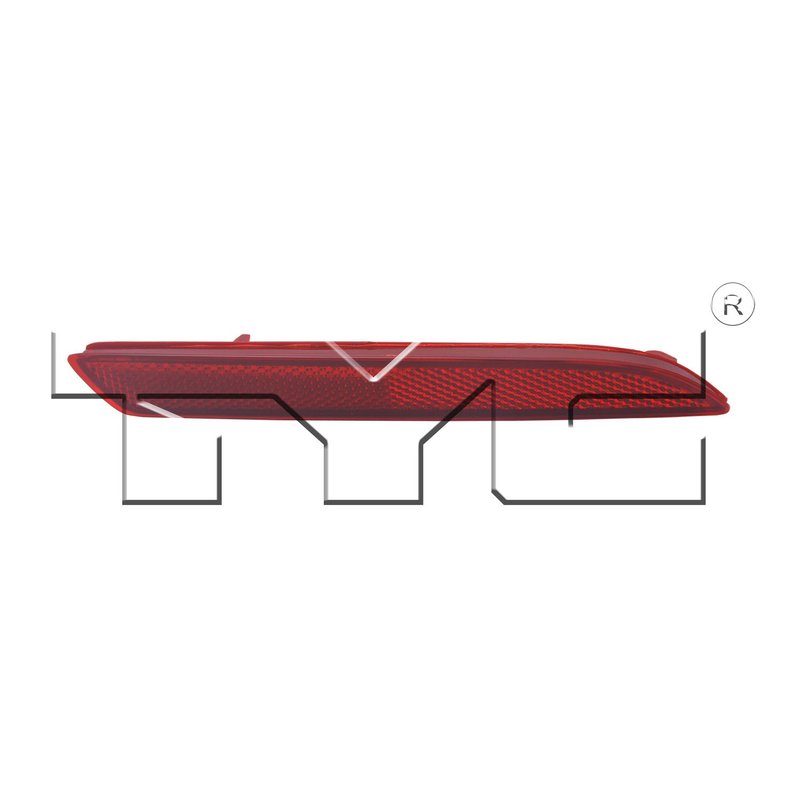 TYC 17-5319-00-9 Reflector Assembly - Rear Right