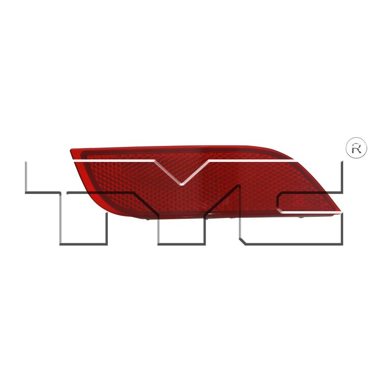 TYC 17-5331-00 Reflector Assembly - Rear Right