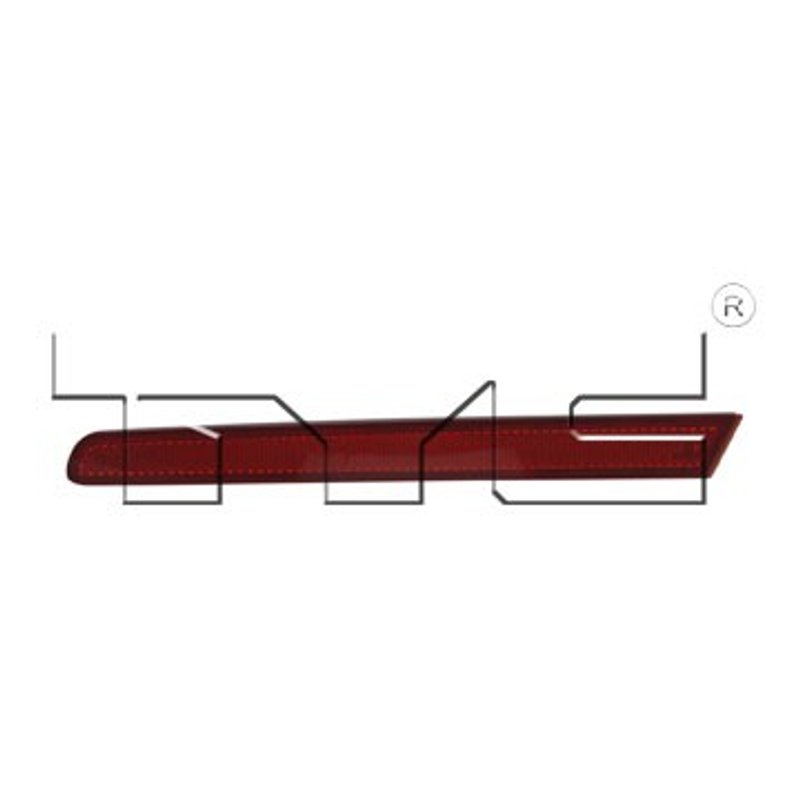 TYC 17-5358-00-9 Reflector Assembly - Rear Left