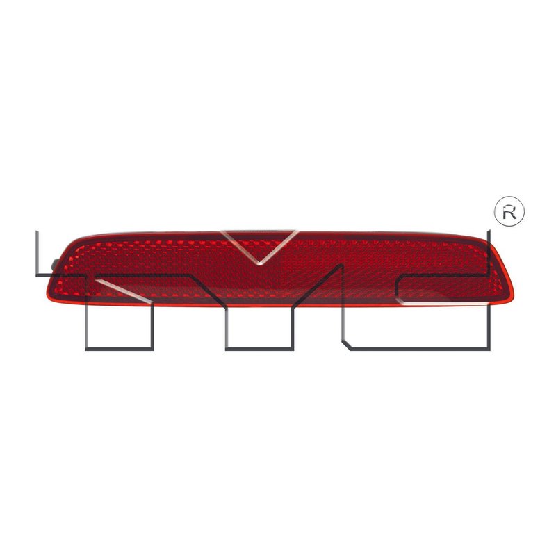TYC 17-5382-00-9 Reflector Assembly - Rear Left