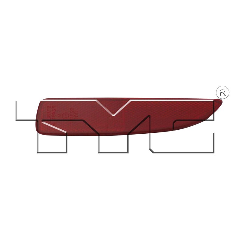 TYC 18-6020-00 Reflector Assembly - Rear Left or Rear Right