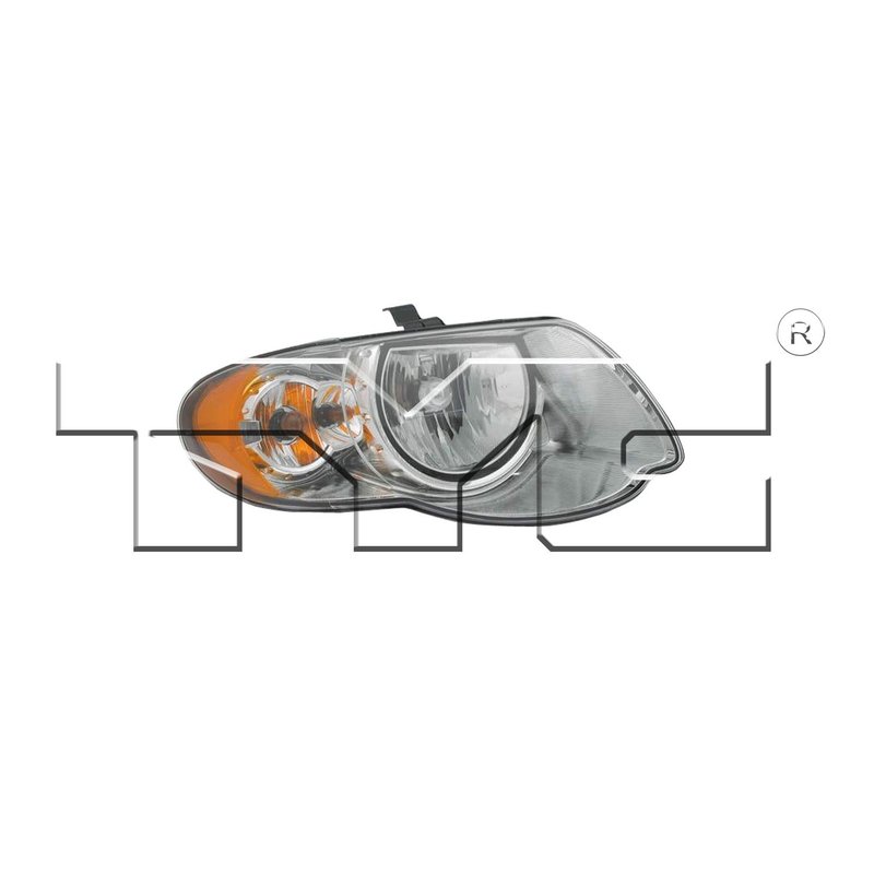 TYC 20-6635-00-9 Headlight Assembly - Right