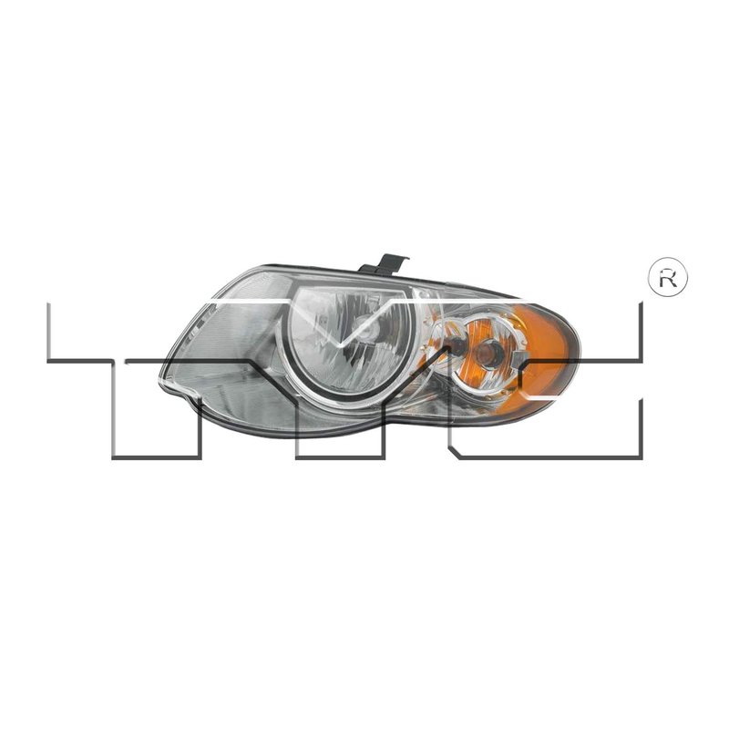 TYC 20-6636-00-9 Headlight Assembly - Left