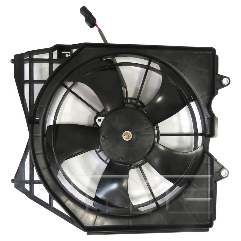 TYC 601580 Dual Radiator and Condenser Fan Assembly - Left