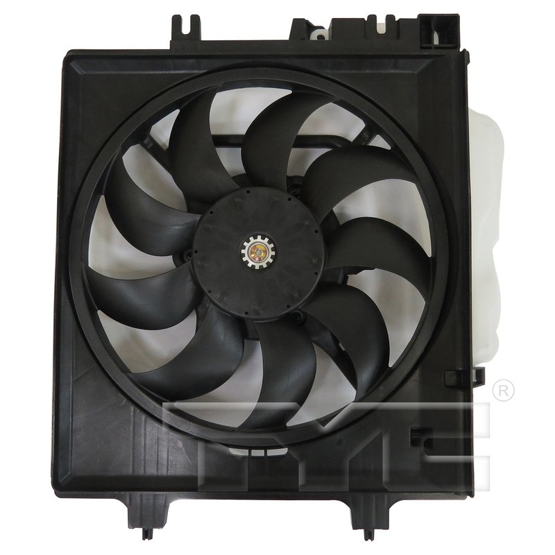 TYC 601590 Dual Radiator and Condenser Fan Assembly
