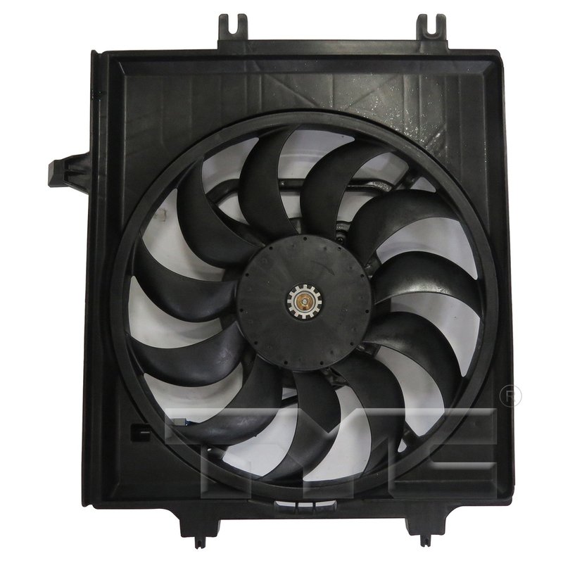 TYC 611590 Dual Radiator and Condenser Fan Assembly