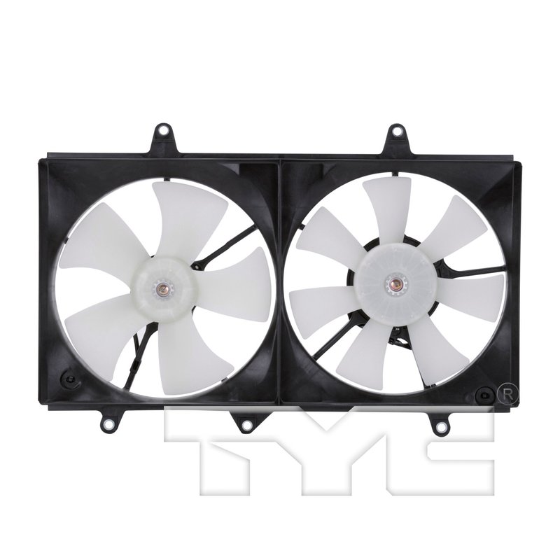 TYC 620010 Dual Radiator and Condenser Fan Assembly