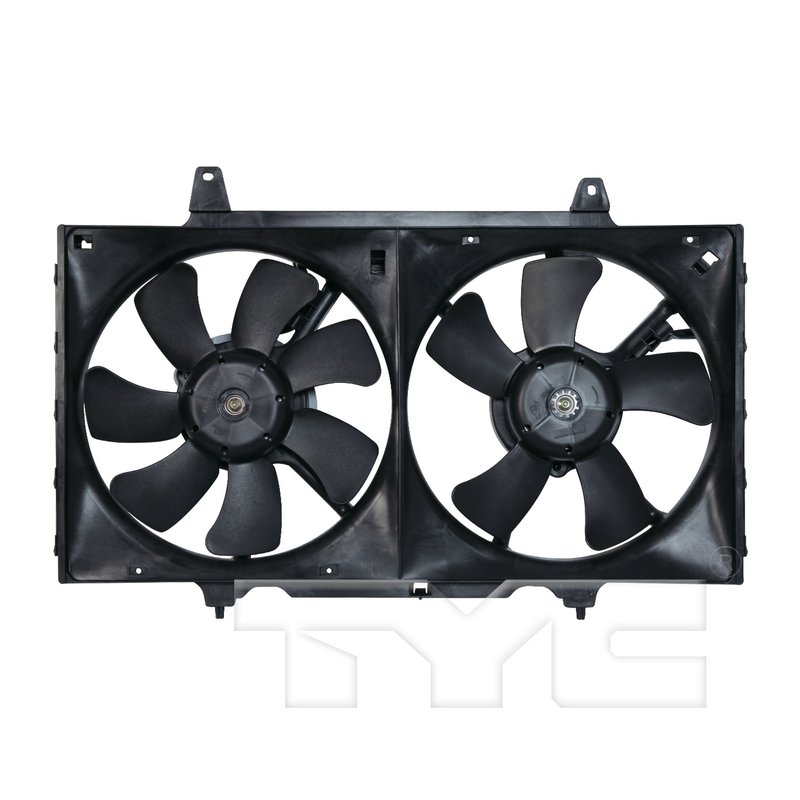 TYC 620040 Dual Radiator and Condenser Fan Assembly