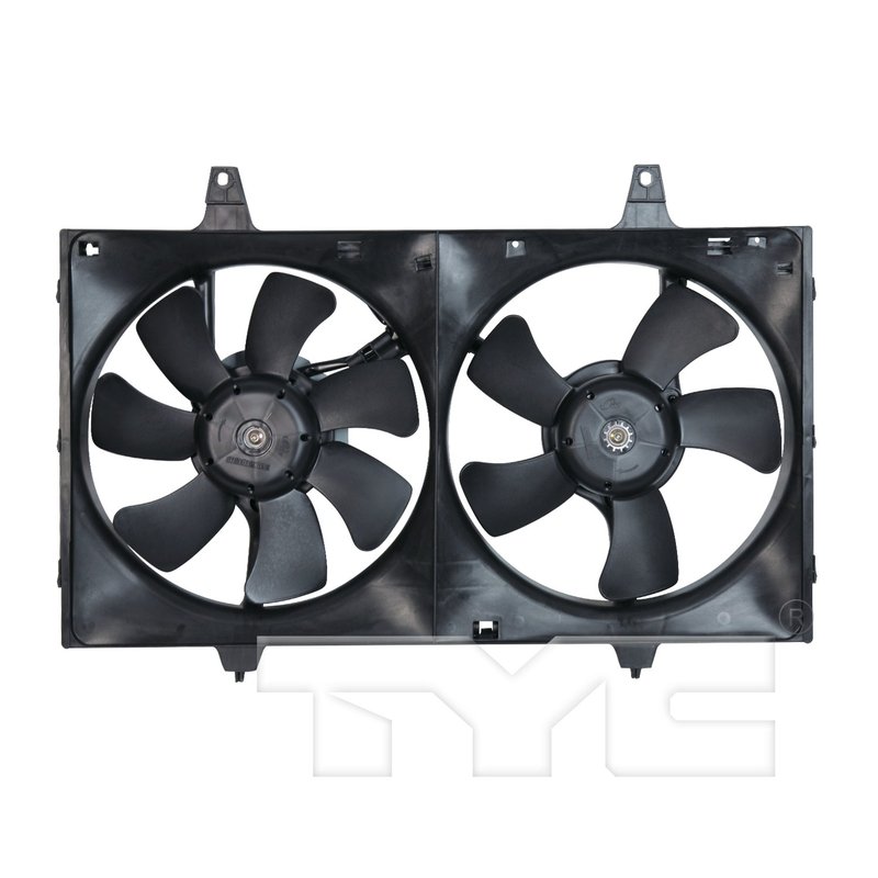TYC 620050 Dual Radiator and Condenser Fan Assembly