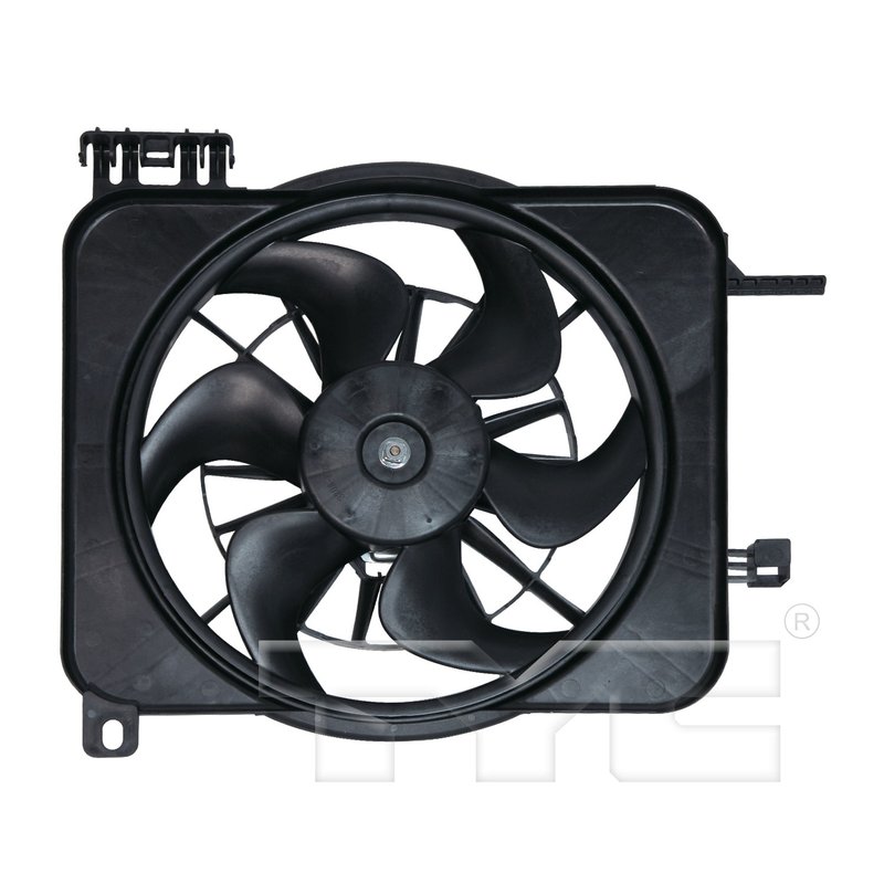 TYC 620100 Dual Radiator and Condenser Fan Assembly