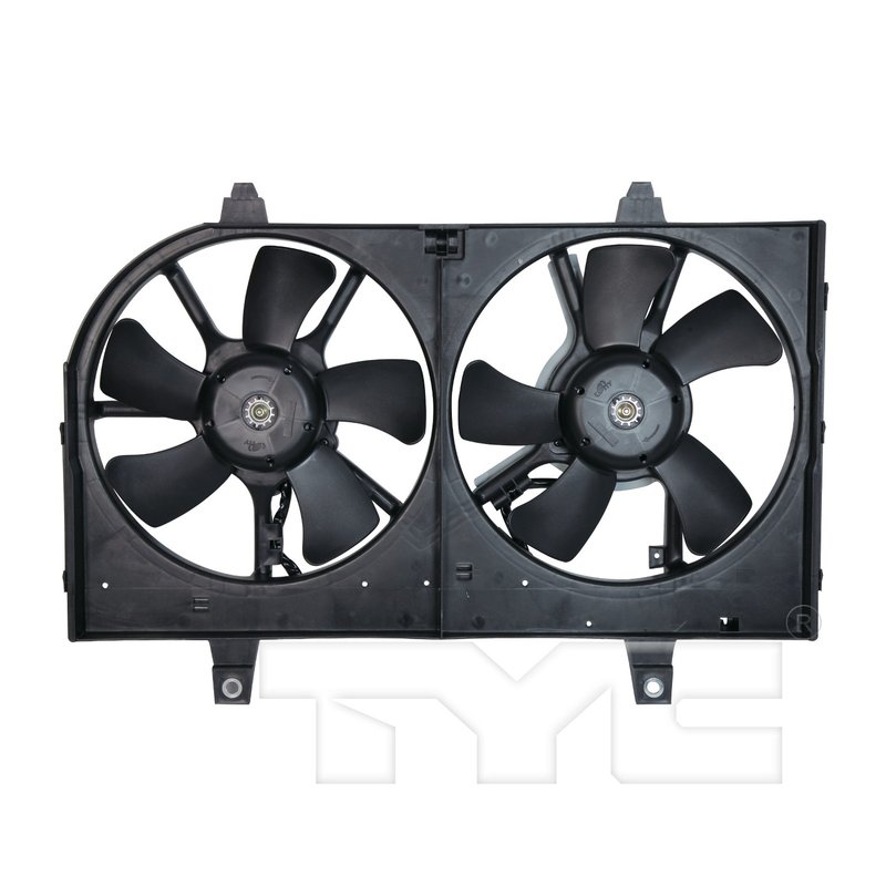 TYC 620360 Dual Radiator and Condenser Fan Assembly