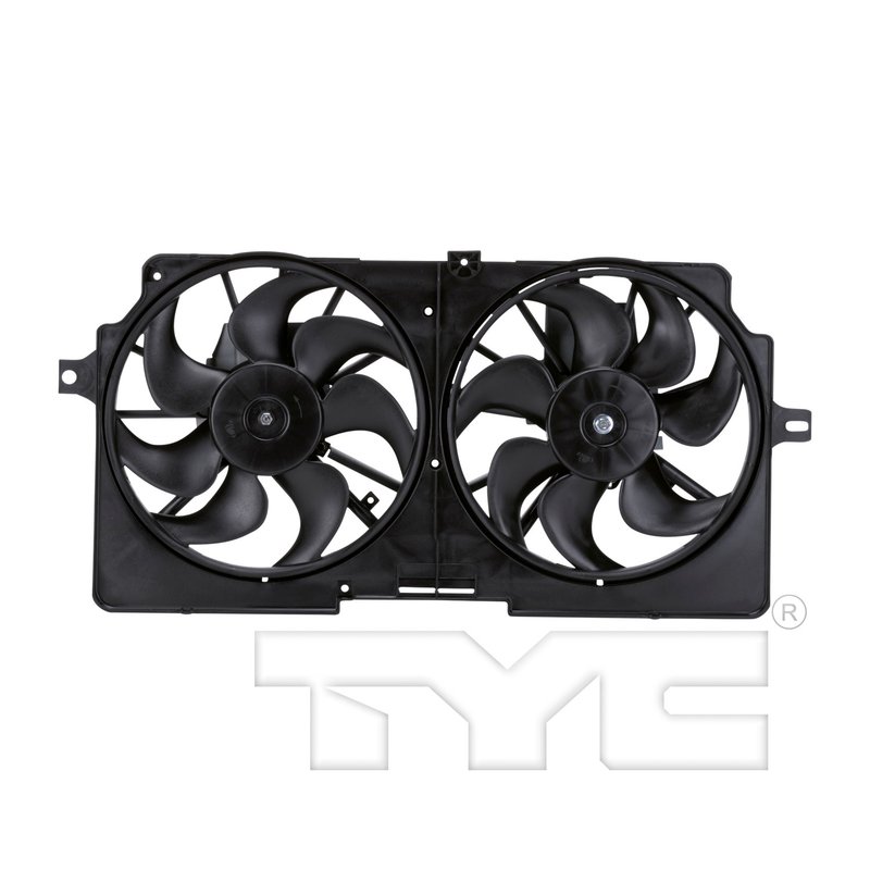 TYC 620410 Dual Radiator and Condenser Fan Assembly