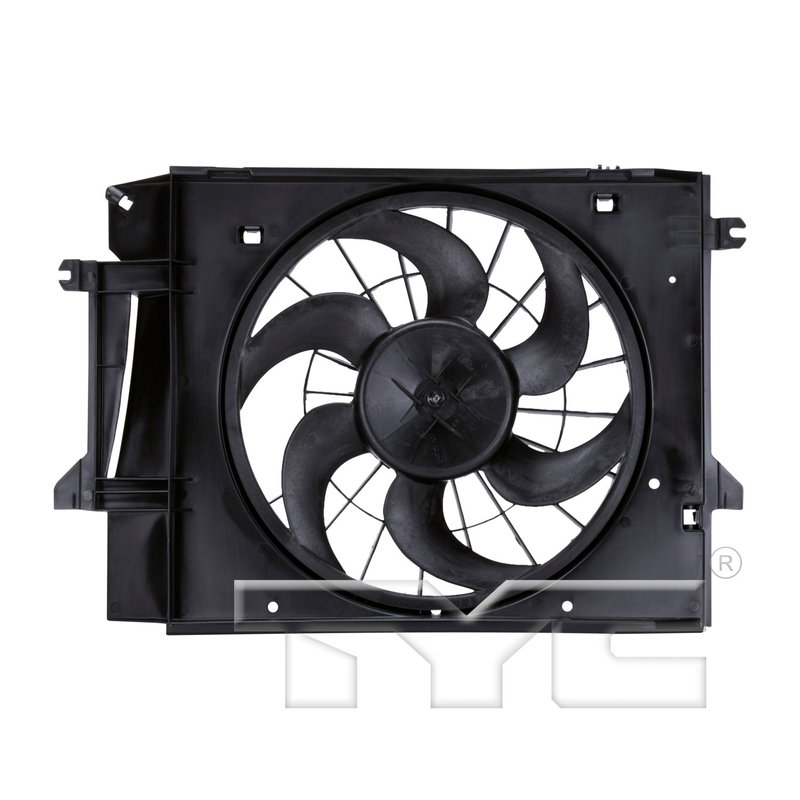 TYC 620530 Dual Radiator and Condenser Fan Assembly