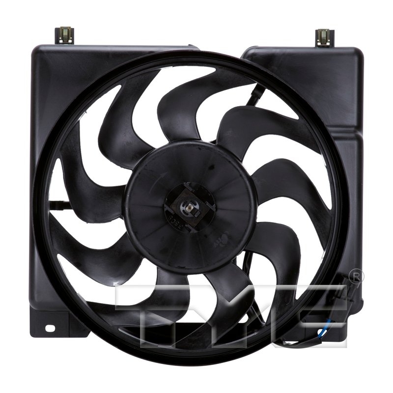 TYC 620550 Dual Radiator and Condenser Fan Assembly