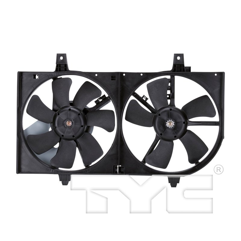 TYC 620730 Dual Radiator and Condenser Fan Assembly