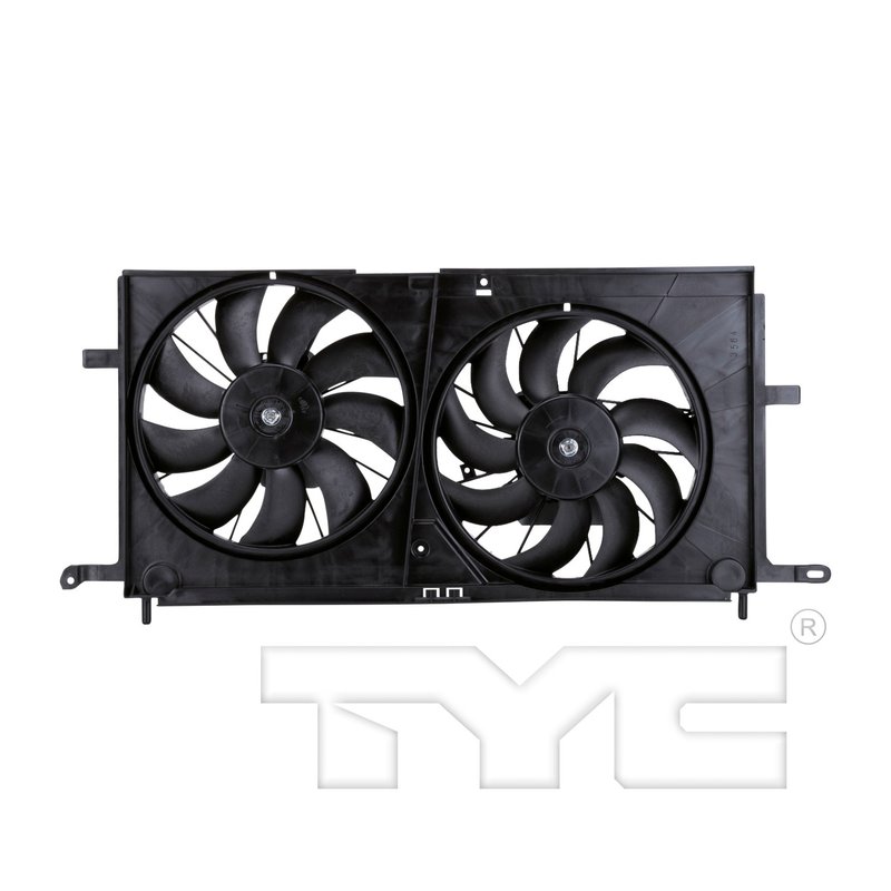TYC 620780 Dual Radiator and Condenser Fan Assembly