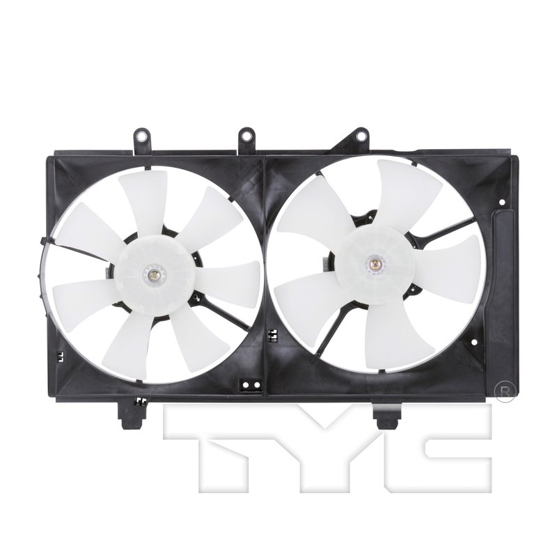 TYC 620820 Dual Radiator and Condenser Fan Assembly