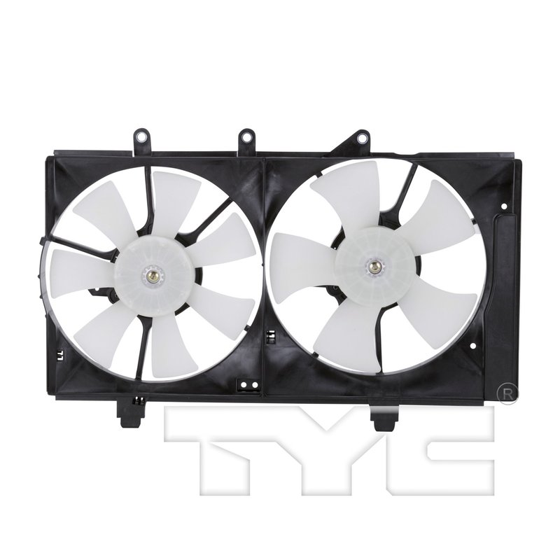 TYC 620830 Dual Radiator and Condenser Fan Assembly
