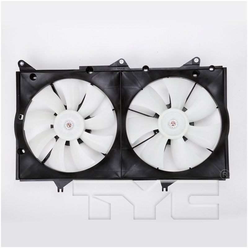 TYC 620860 Dual Radiator and Condenser Fan Assembly