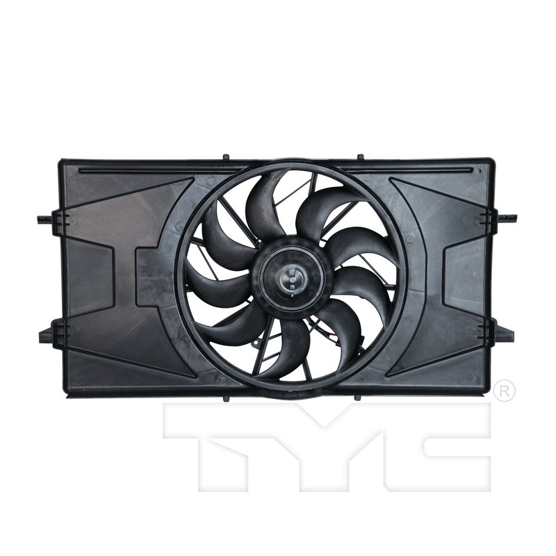 TYC 620900 Dual Radiator and Condenser Fan Assembly