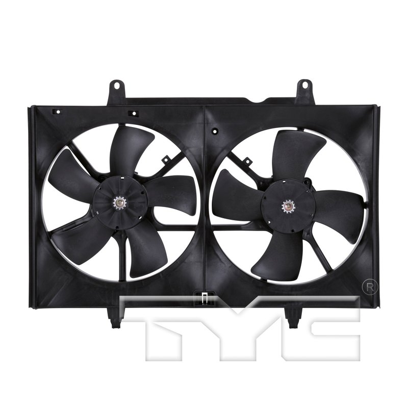 TYC 620940 Dual Radiator and Condenser Fan Assembly
