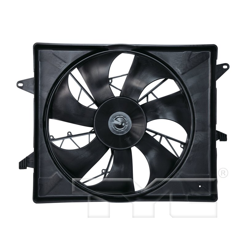 TYC 620950 Dual Radiator and Condenser Fan Assembly