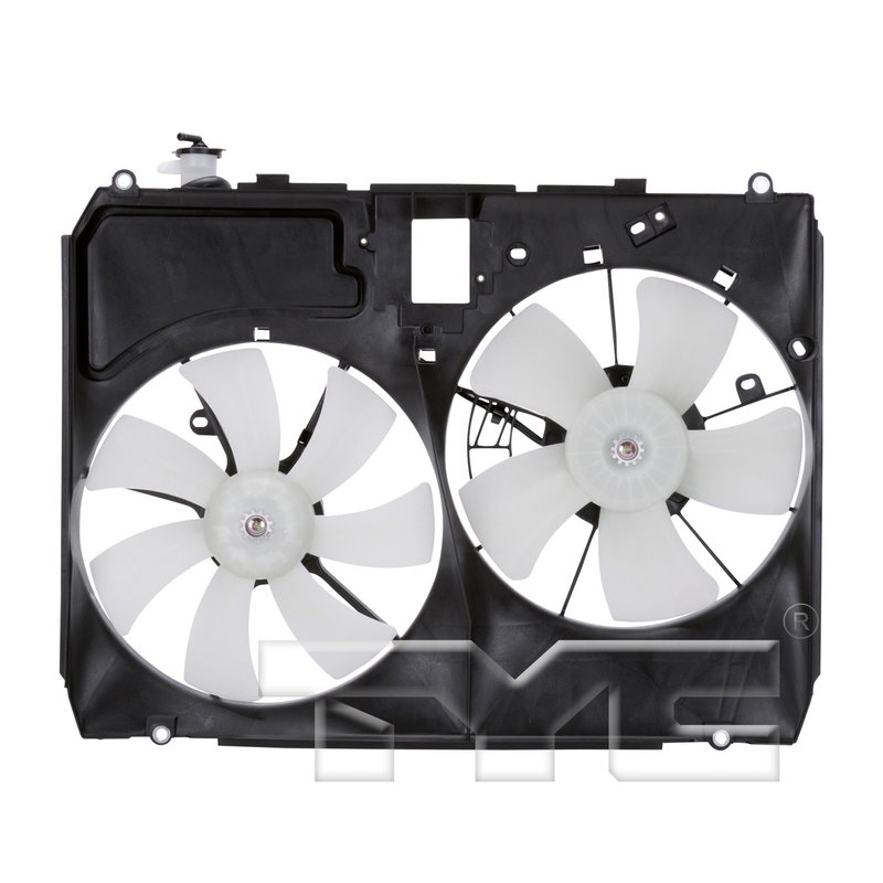 TYC 620960 Dual Radiator and Condenser Fan Assembly