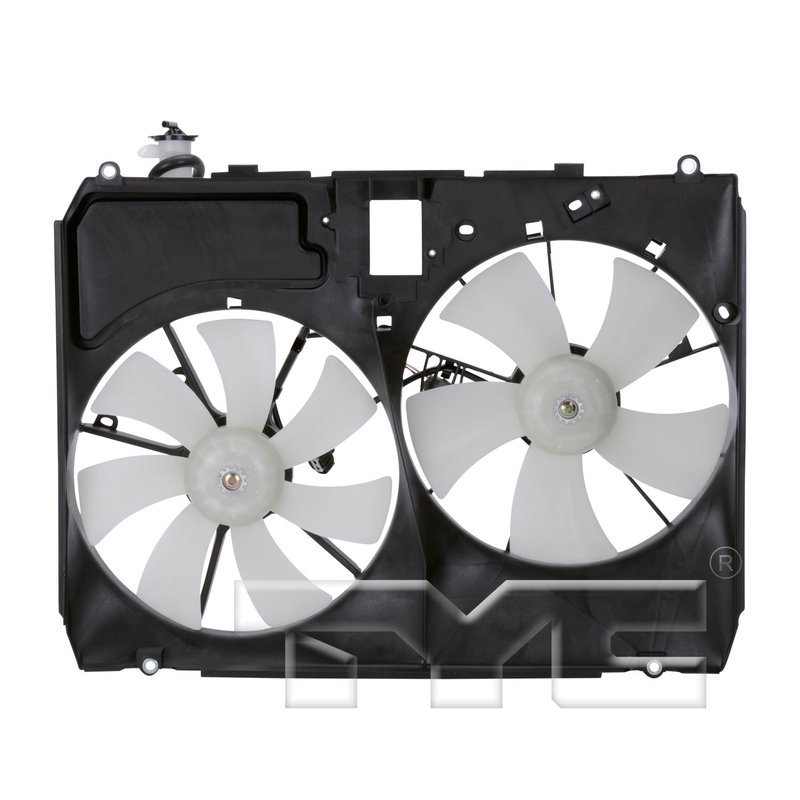 TYC 620970 Dual Radiator and Condenser Fan Assembly