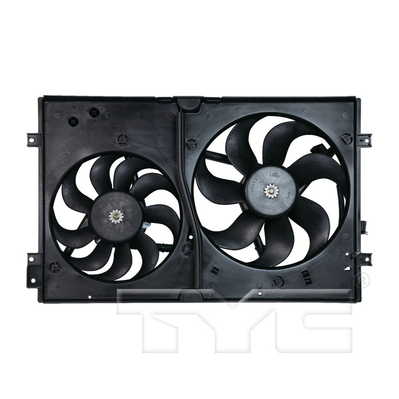 TYC 620990 Dual Radiator and Condenser Fan Assembly