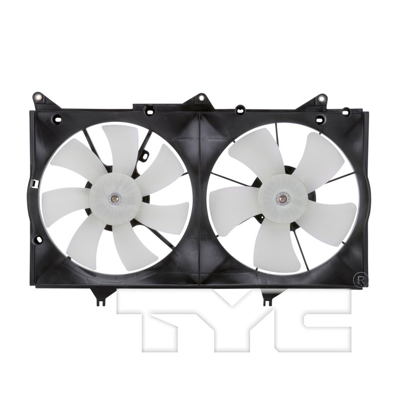 TYC 621060 Dual Radiator and Condenser Fan Assembly