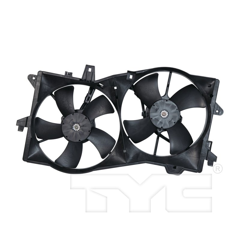 TYC 621090 Dual Radiator and Condenser Fan Assembly