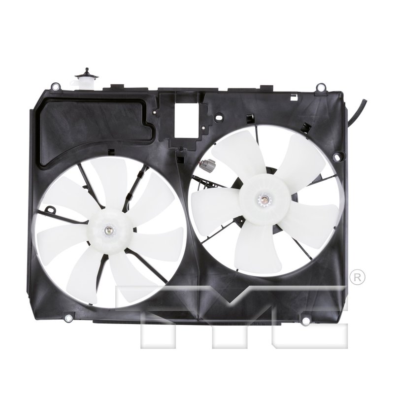 TYC 621110 Dual Radiator and Condenser Fan Assembly