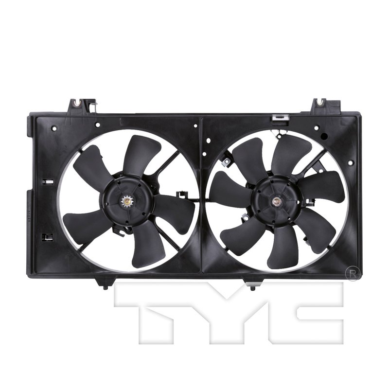TYC 621170 Dual Radiator and Condenser Fan Assembly