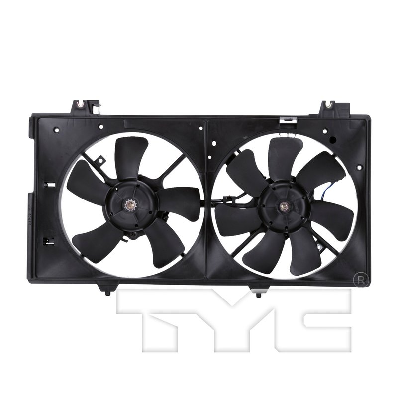 TYC 621180 Dual Radiator and Condenser Fan Assembly