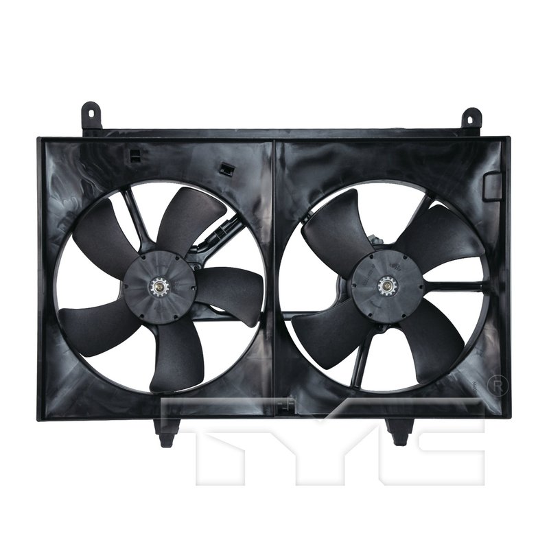 TYC 621210 Dual Radiator and Condenser Fan Assembly