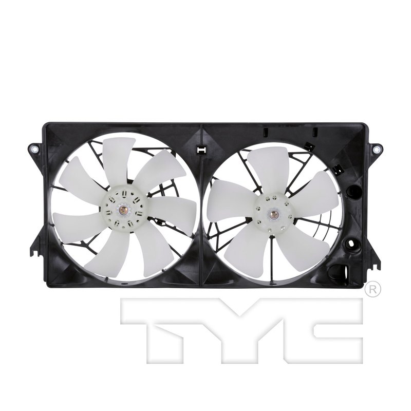 TYC 621350 Dual Radiator and Condenser Fan Assembly