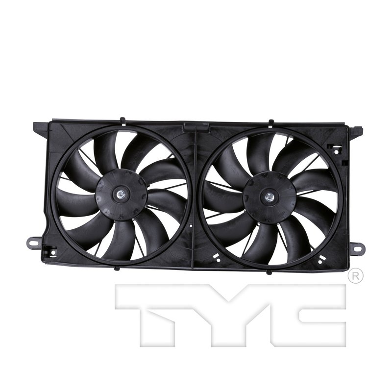 TYC 621390 Dual Radiator and Condenser Fan Assembly