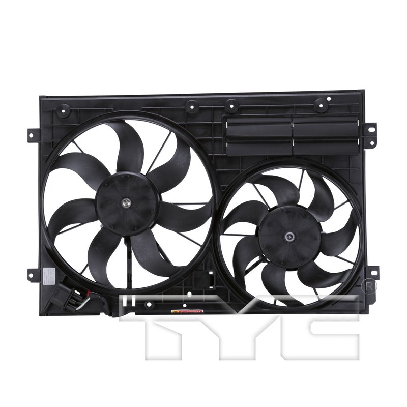 TYC 621460 Dual Radiator and Condenser Fan Assembly
