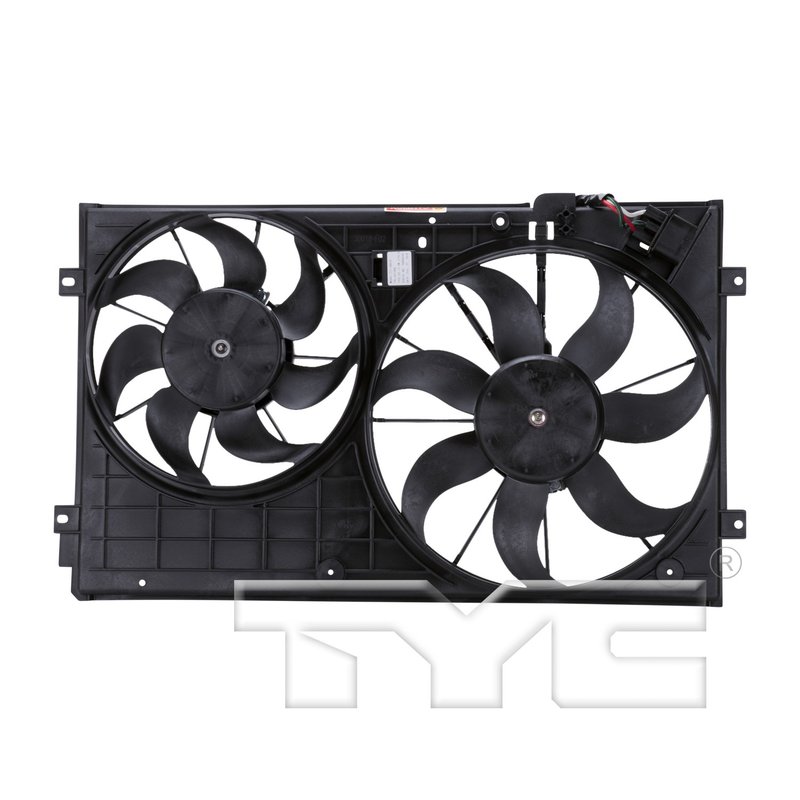 TYC 621490 Dual Radiator and Condenser Fan Assembly