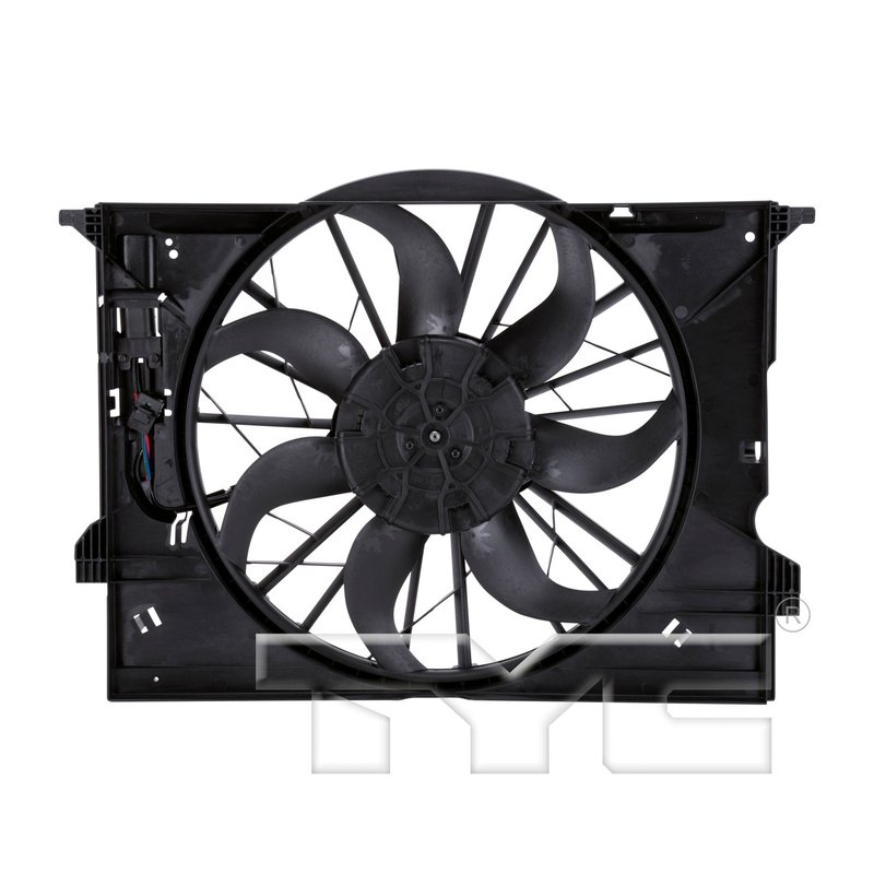TYC 621510 Dual Radiator and Condenser Fan Assembly