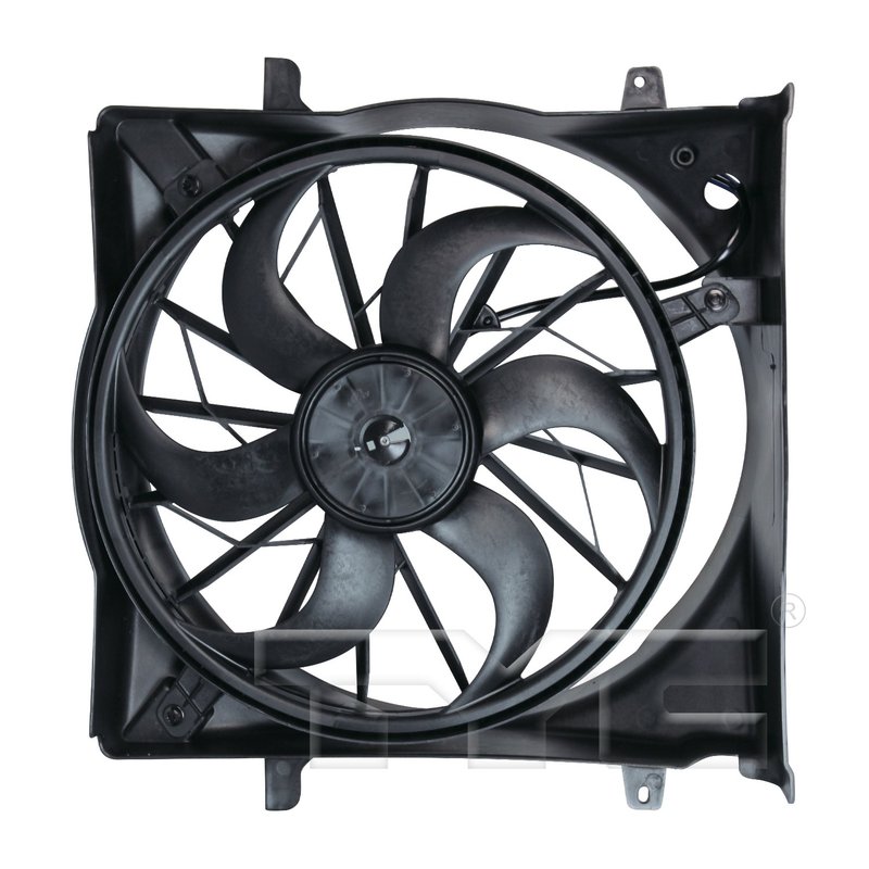 TYC 621560 Dual Radiator and Condenser Fan Assembly