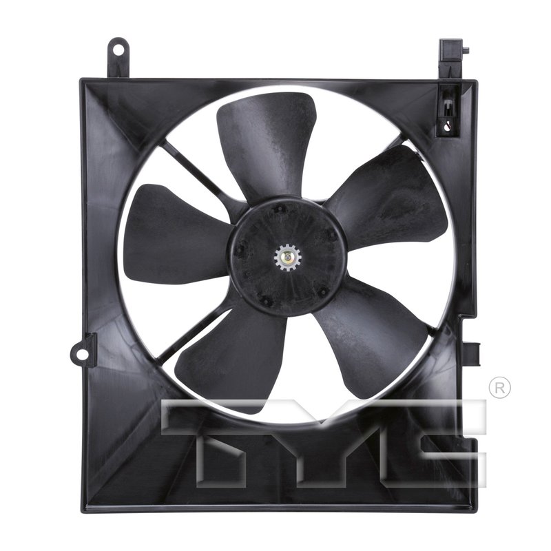 TYC 621590 Dual Radiator and Condenser Fan Assembly
