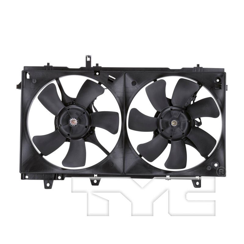 TYC 621630 Dual Radiator and Condenser Fan Assembly