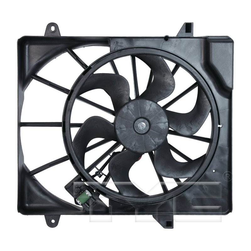 TYC 621690 Dual Radiator and Condenser Fan Assembly